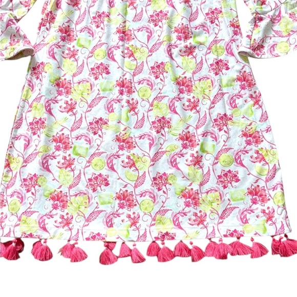 NWT Cabana Life Off Shoulder Tassel
Hem UPF 50+ Tropical Floral Dress Medium - Picture 2 of 12
